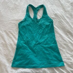 Lululemon Teal Racerback Tank Top